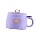 thumbnail image 3 of Olla arrocera eléctrica pequeña de 1,6 l, 110 V, antiadherente, para cocinar fideos, ideal para 1-3 personas, para acampar o cocinar sopa en dormitorios. Violeta, 3 of 5