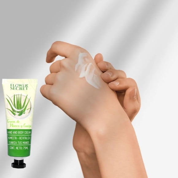 Set 6 Cremas de Manos Corporal Aloe Vera Hidratante Lau