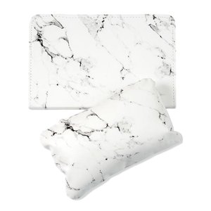 Ioensy - Almohada Y Tapete Para Uñas, Cojín Profesional Para Decoración De Uñas Con Tapete Para El Hogar, Brazo, Uñas, Color Blanco