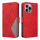 thumbnail image 1 of Funda Cartera para iPhone 16 Pro Max con Tarjetero Soporte y Correa Rojo, 1 of 6