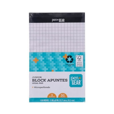 Pack 3 Block Apuntes 50 Hojas  Pen&Gear