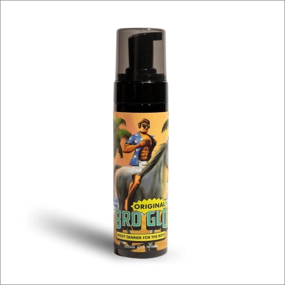 Espuma en espuma de aplicación rápida Self Tanner Bro Glo, 200 ml