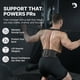 thumbnail image 4 of Cinturón de levantamiento de pesas DMoose Fitness de neopreno ajustable de 6", 4 of 8