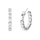 thumbnail image 2 of Pendientes de aro Michael Kors MKJ7311040 de latón con circonitas cúbicas, 2 of 6