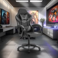 Arthome - Silla Gamer Pro Seul Ergonomica Reclinable Color Gris Bmg 17G