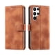 thumbnail image 5 of Funda Cartera para Samsung Galaxy S22 Ultra Tapa con Ranuras, Soporte y Correa Marrón, 5 of 5
