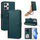 thumbnail image 1 of Funda con Billetera para [Xiaomi Redmi Note 12 Pro Plus 5G] con Bolsillo Zipper y Tarjetero Verde pavo real, 1 of 6