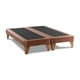 thumbnail image 2 of Base Dividida Cama Europea King 200x180 Cm Chocolate Felpa, 2 of 4