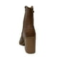 thumbnail image 4 of Bota Cowboy para Mujer Color Café con Hebilla y Aros, 4 of 5