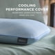 thumbnail image 3 of Almohada Dualsided Memory Foam Cooling Standardqueen, 3 of 3