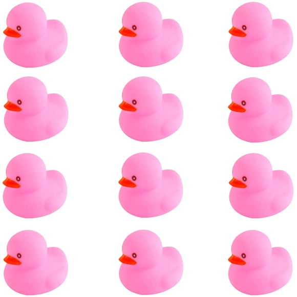Juguetes de baño rosa Rubber Ducks umbresen para baby shower para niños