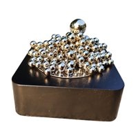 Magideal - Mini Juguete Magnético De La Escultura Del Escritorio De La Decoración Del Arte Para La Bola De Acero Del Aburrimiento De Los Niños Del Regalo De La Oficina