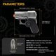 thumbnail image 5 of Juego de dados Docfuys de metal poliédrico de 7 piezas con funda Cyberpunk, 5 of 6