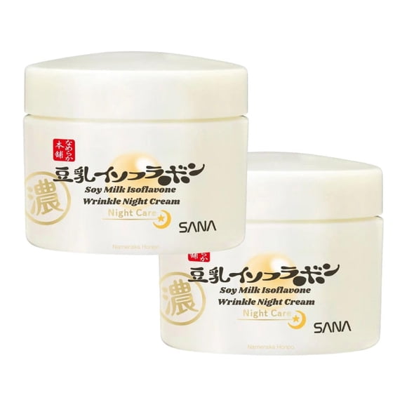 Crema de Noche TokyoSuperSale Sana Nameraka Honpo Leche de Soya 50g x2