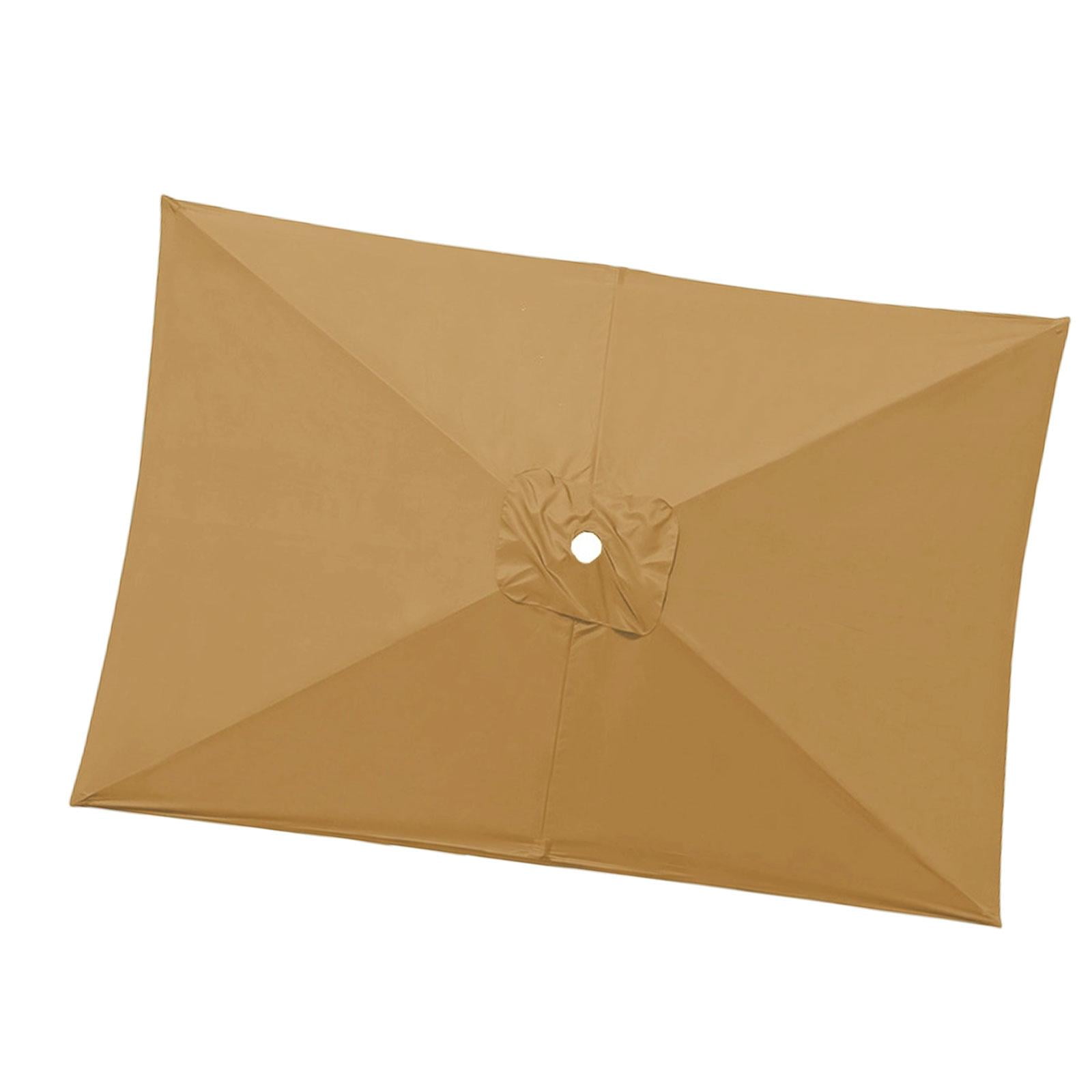 Magideal - Techo De Repuesto Para Sombrilla De Patio, Techo De Repuesto Para, 200 Cm X 300 Cm, Rectangular, Para Uso En La Casa, Patio, Área Exterior, Terraza, C Caqui