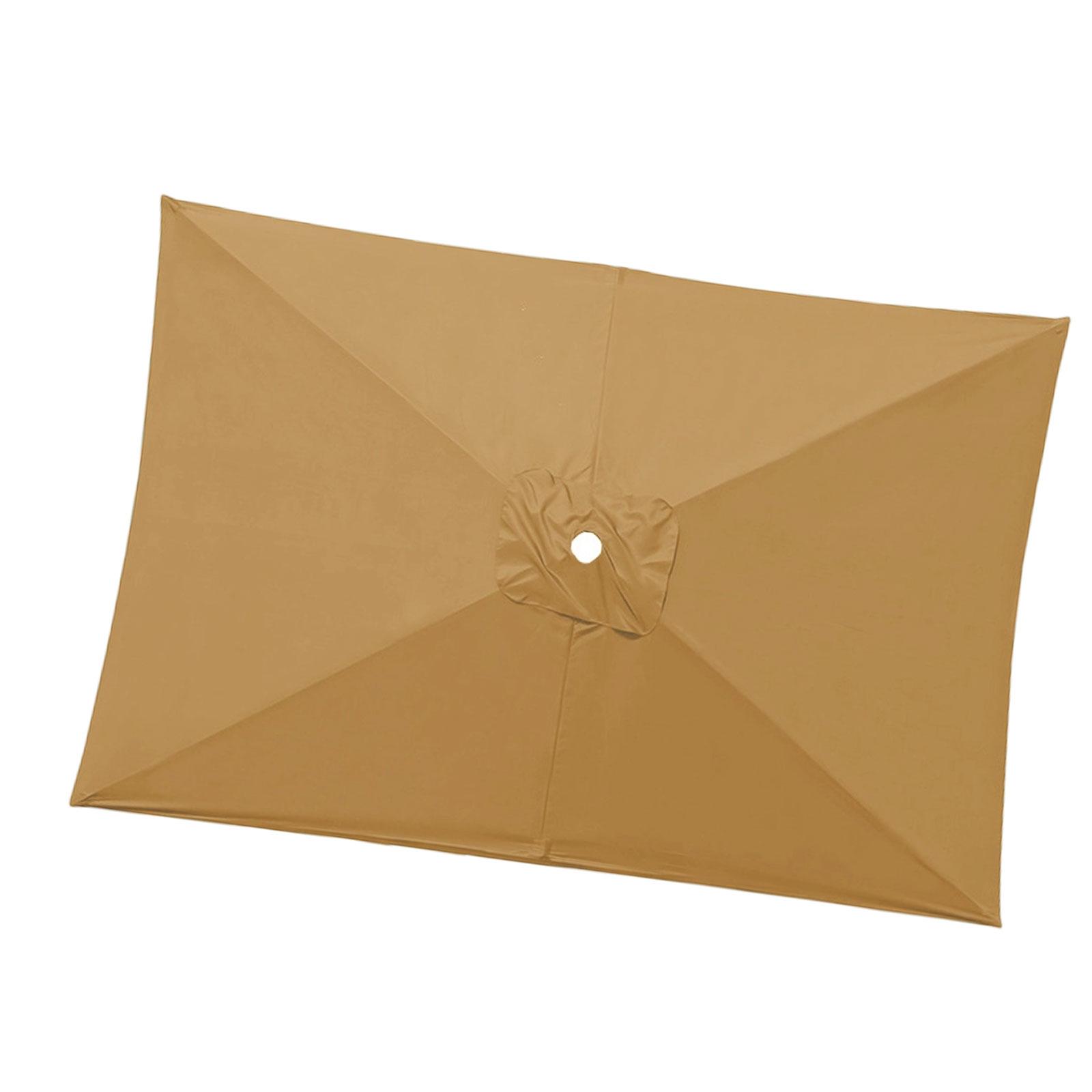 Magideal - Techo De Repuesto Para Sombrilla De Patio, Techo De Repuesto Para, 200 Cm X 300 Cm, Rectangular, Para Uso En La Casa, Patio, Área Exterior, Terraza, C Caqui