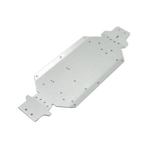 Magideal - 1/14 Rc Chasis De Coche Rc Chasis Inferior Licencia Accesorios De Repuesto Para 144001 Rc Crawler Escalada Coche Accs Vehículo De Telemando Plata