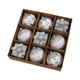 thumbnail image 1 of 9 Piezas De Bolas De Navidad De 3 Pulgadas Colgantes Decorativos Para Ventana Plateada, 1 of 3