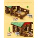 thumbnail image 3 of Construyendo House Toy SainSmart Jr. Cabaña de madera, 110 unidades, 3 o más, 3 of 6