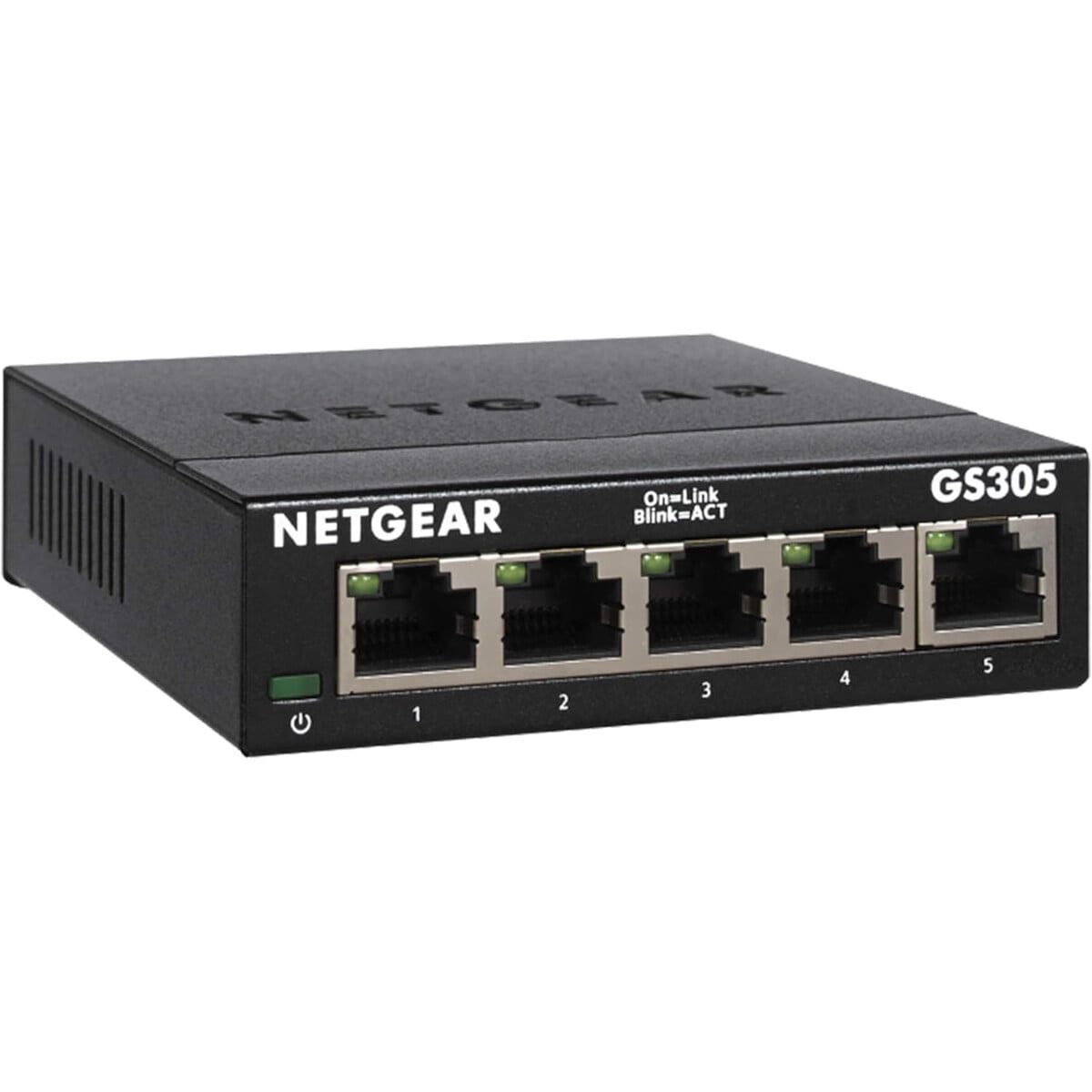 Netgear - Switch Gs305 5 Puertos Gigabit Ethernet Unmanaged