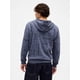 thumbnail image 2 of Sudadera con capucha GAP para hombre Heritage Logo Bandana con cremallera completa y estampado S, 2 of 4