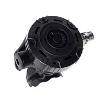 Magideal - Regudor De Buceo Equipo De Etapa Boquil De Silicona Ajustador De Válvu De Respiración Secundaria , Negro