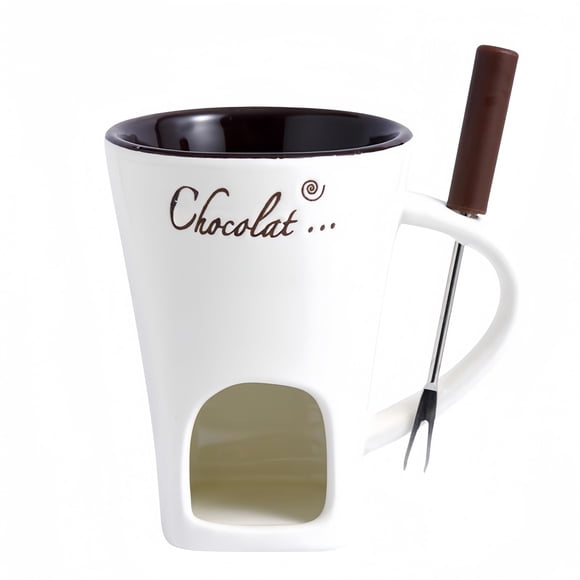 Taza para derretir chocolate CREHNIL, olla para fondue de queso y caramelo