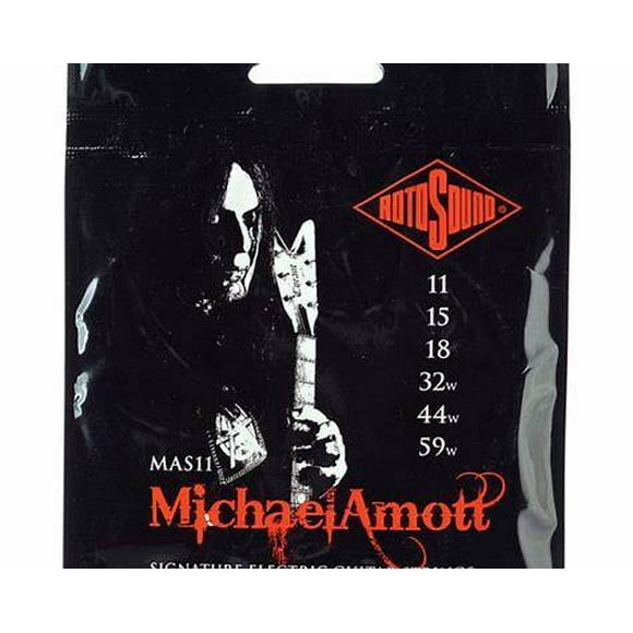 Pack de cuerdas de guitarra eléctrica Rotosound MAS11 Michael Amott