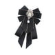 thumbnail image 5 of Broche De Lazo De Cinta, Lazo, Pajarita, Elegante, Para Traje, Camisa, Blusa, Color Negro, 5 of 5