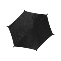 Magideal - Trampolín -Cubierta De La Tapa -Protección De La Tela Negra Oxford Black Oxford Fácil De Instalar Toldos Al Aire Libre Al Aire Libre Para Trampolín De