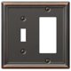 thumbnail image 1 of Placa de pared Amerelle 149TRDB Chelsea, acero envejecido, bronce envejecido, 1 palanca, 1 balancín, 1 of 4