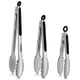 thumbnail image 1 of Juego De 3 Pinzas De Acero Inoxidable Resistentes Al Calor 600 °c, 1 of 8