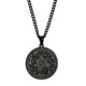 thumbnail image 1 of Collar de acero inoxidable redondo con colgante de siete ángeles, sello de escritura, tótem religioso, etiqueta de runa, marca para hombre, 1 of 5