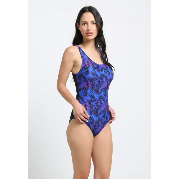 Enterito Sin Cortes Estampado Morado Xl