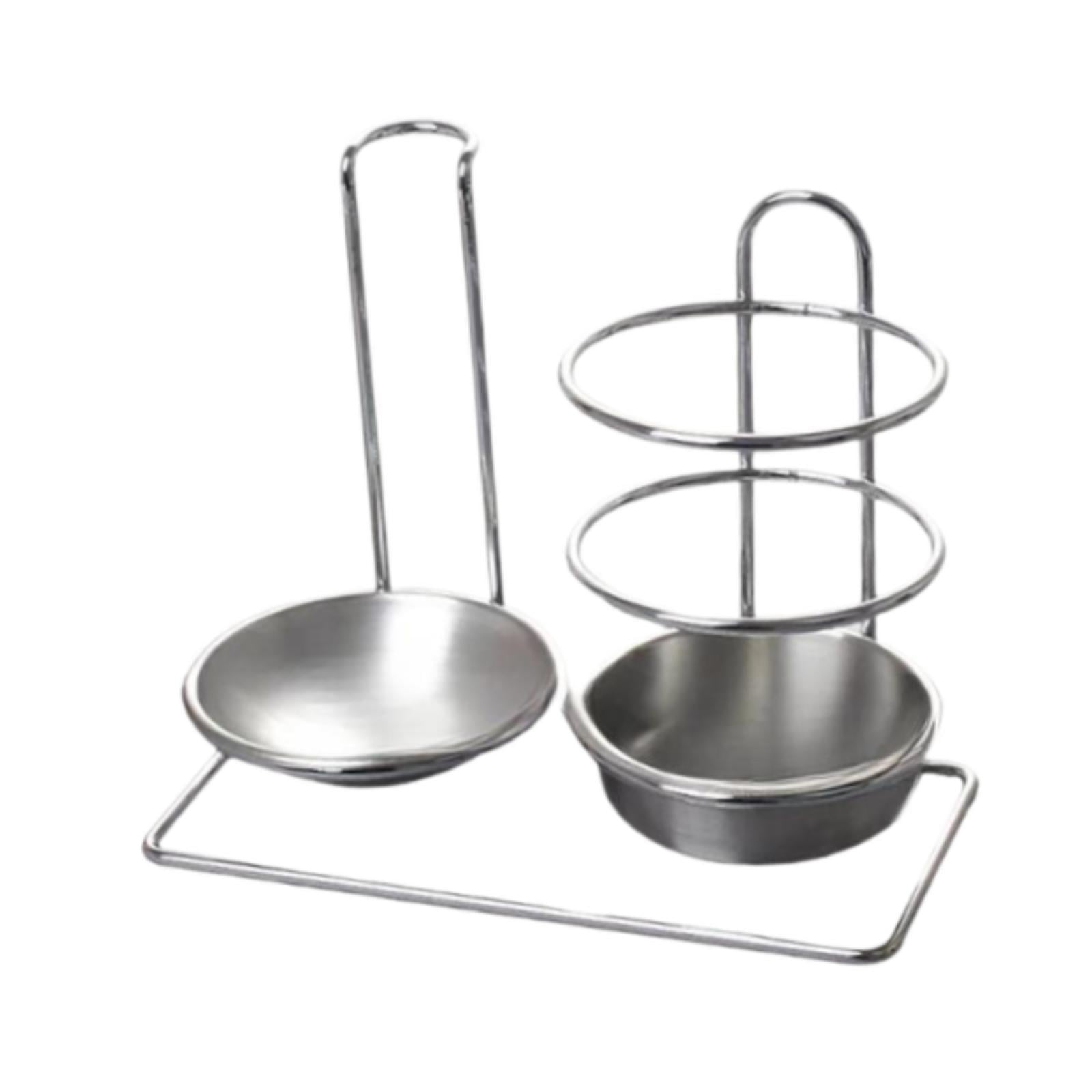Bothyi - Soporte Para Utensilios De Acero Inoxidable, Soporte Para Cucharón Para Cocina De Restaurante