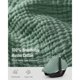 thumbnail image 2 of Blissful Diary Muslin Baby Car Seat Cover, Infant Canopy, Roman Green, 2 of 3