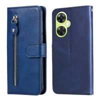 Gangxun - Funda Con Cremallera Para Oneplus Nord Ce 3 Lite, Carcasa Cartera De Cuero Pu Con Soporte Y Tarjetero