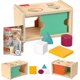 thumbnail image 1 of Clasificador de formas de madera Montessori Fisher-Price para bebés, 1 of 6