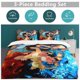 thumbnail image 5 of Charmander Bed Duvet Cover Funny Anime Cartoon Bedding Sets Lightweight 3 Piece Comforter Sets, 5 of 5