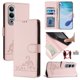 thumbnail image 1 of Funda tipo cartera FOXDOCK para Oneplus NORD CE 4 5G con soporte, ranuras, RFID, diseño de gato, 1 of 5