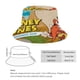 thumbnail image 2 of Sam de Yosemite Sombrero bucket para adultos, gorra de protección solar, sombrero de pescador plegable para viajes al aire libre, pesca y actividades de verano, 2 of 6