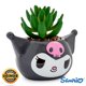 thumbnail image 2 of Mini macetero Toynk Sanrio Kuromi Smiling Head con suculentas, 2 of 8