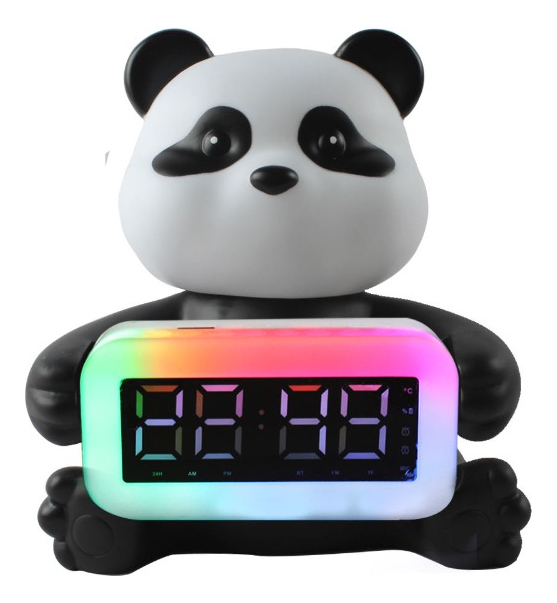 Genérico - Radio Despertador Osito Luz Rgb Musica Recargable Lau