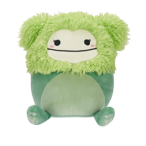 Figura De Peluche Squishmallows Green Bren Bigfoot Grande 19 Cm