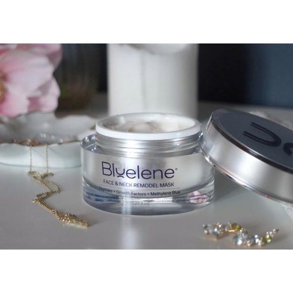 Mascarilla Remodeladora de Rostro y Cuello Bluelene 50 ml Piel Sensible