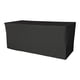 thumbnail image 1 of Mantel ajustable LA Linen Poliéster Popelín, 183 x 61 x 76 cm, color negro, 1 of 2