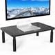 thumbnail image 1 of Soporte para monitor WALI STT003, elevador ajustable para computadora portátil, negro, 1 of 8