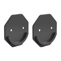 Bothyi - Soporte Adhesivo Para Barra De Cortina De Ducha Para El Armario Del Hogar Hotel Hexagon Black