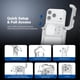 thumbnail image 4 of Kit De Funda Para Teléfono Compatible Con Iphone 17 Pro Silver, 4 of 9
