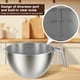 thumbnail image 2 of Juego de olla para baño maría ihvewuo resistente y fácil de usar con espátula de silicona Olla para derretir chocolate de 1.82 qt Olla de acero inoxidable de 2.54 qt para derretir chocolate, dulces y, 2 of 8